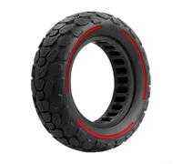 Pneu de rechange solide pour trottinette électrique compatible avec ZERO10X, Kugoo M4 G1, Dualtron pour une utilisation quotidienne fiable (rouge)