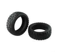 Pneu de scooter tout-terrain en caoutchouc de 25,4 cm de diamètre avec compatibilité de 2,70-6,5 et 7,75-6,5 pour l'équitation en plein air (2 pièces)