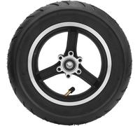 Pneu De Trottinette Électrique Avec Moyeu De 25,4 X 6,3 Cm,Chambre À Air Gonflable,Pneu En Caoutchouc Avec Moyeu De Roue De Type,Convient Pour Trottinette Électrique,Pneu De Rechange