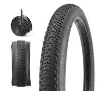 Pneu de vélo 29 x 2,125 57-622 résistant aux perforations pliable avec | Gaine de vélo légère en Kevlar avec valve Schrader, protection contre les crevaisons, pneus pliable pour VTT, vélos de ville