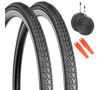 Pneu de vélo 700x35C | ETRTO 37-622, Pression maximale 50 PSI, Pneu à Tringle Anti-crevaison pour vélo de randonnée, Ville, Hybride et vélo électrique, Pneu Toutes Saisons pour Route et Gravier