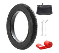 Pneu de vélo électrique 20/26x4, protection anti-crevaison, pneus tout-terrain à haute adhérence avec tubes, démonte-pneus et doublures pour VTT/vélo électrique/tricycle/vélos pliants, design de bande
