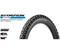 Pirelli Pneu VTT Scorpion Enduro S – Hardwall 60 TPI Smartgrip Tubeless 27,5 x 2,60 Noir