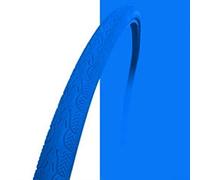 Pneu de vélo solide haute performance 700 x 23C pour vélo de route et urbain à pignon fixe (bleu)