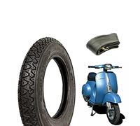 Pneu Deestone 3.00 - 10 42J + CHAMBRE COUVERTURE MODÈLE MICHELIN COMPATIBLE AVEC VESPA 50 SPECIAL PK 50