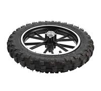 Pneu et jante de roue, jante et pneus de rechange pour chambre à air épaissie antidérapante 2,5-10 pouces 60/10010 pour Trail Dirt Bike Thumpstar Jante 12 mm/0,5 pouces AXE