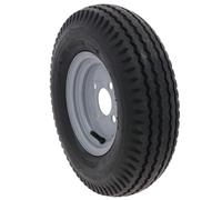 Pneu et jante remorque 4.00-8 4 plis 100mm pouce TRSP PCD16