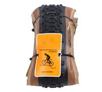 Pneu ExtéRieur De VéLo En Caoutchouc AntidéRapant 27.5x2.20, Pneu De Remplacement Pliable Pour VéLo De Route Et De Montagne, Noir Et Jaune