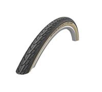 Pneu rigide Schwalbe Road Cruiser 26x1.75 GreenCompound K-Guard TwinSkin noir blanc