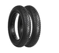 Pneu Fat 20x4.0: Convient aux VTT- Pneu tout-terrain résistant à l'usure for vélo électrique, for routes de gravier et urbaines(2 Tyre)