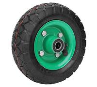 Pneu gonflable de 6 pouces, roue de chariot de qualité industrielle, pneu en caoutchouc robuste avec motifs antidérapants, roulements 6001-2RS intégrés, charge maximale 250 kg
