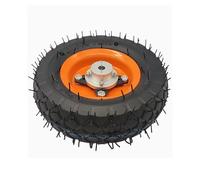 Pneu gonflable en caoutchouc de 200 mm, avec coupleur de serrage, roue de châssis de voiture intelligente de 8 pouces, roue motrice (arbre de coupleur de 15 mm)