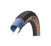 Goodyear Pneu Peak Ultimate Tubeless Complet 700x40c 120 TPI Bronzé