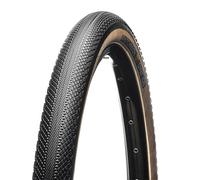 Pneu gravel 700x38c tr hutchinson overide tt noir/marron tan (38-622)
