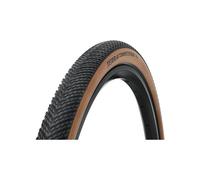 Pneu gravel continental terra competition 700 mm tubeless ready souple trail casing grip compound e bike e25 flancs marrons transparent