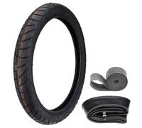 Pneu Heidenau K56 2.50-17 (2 1/2 x 17) 43J TT + chambre à air + fond de jante