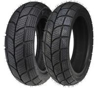 Pneu hiver set 110/70-10 + 120/70-11 M+S pour Vespa Piaggio LX LXV S 50 125 K701 tout temps
