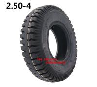 Pneu Intérieur Et Extérieur En Caoutchouc, Pour Scooter Électrique, Chariot Utilitaire, Accessoires De Chariot À Gaz, 2.50 ? 4 Roues, 2.50-4