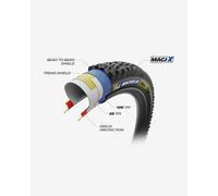 Michelin Pneu VTT DH16 Racing Tubeless 27,5 x 2,40 Noir/Jaune