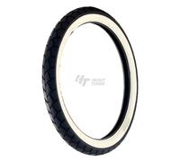 Pneu Mitas MC-11 2.25-17 39J TT WW blanc paroi avant / arrière