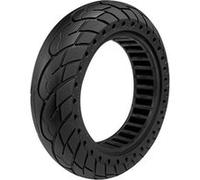 Pneu Plein 10 Pouces pour Trottinette Ninebot G30 Anti-Crevaison Avizar Noir Noir