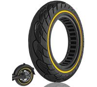 Pneu Plein 10x2.125 Pouces-Pour Trottinette Électrique Pure Air,Soflow S06,Vivobike S2 & S3 Max,Xiaomi 3 Lite/Essential/ Pro2 Etc.-Pneu Anti-Crevaison 50/75-6.1 Jaune