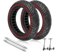 Pneu Plein 8 5 Pouces (8 1/2x2)(50/75-6.1) Increvables pour Trottinette Électrique Compatible Tous Modèles avec Roue 8 1/2x2