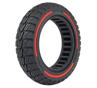 Pneu Plein de Remplacement 9,5 x 2,50-6,1, increvable, sans Entretien, Tout-Terrain, for Scooter électrique(Red)
