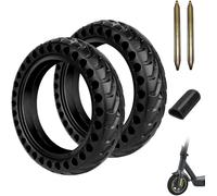 Pneu Plein Xiaomi M365/Pro/Pro2/1s/Essential/3 Trottinette Electrique,Anti Crevaison Anti Dérapant Increvable Solide 8,5 Pouces Avant/Arrière,Avec 2 Démonte Pneu+ Couverture Support