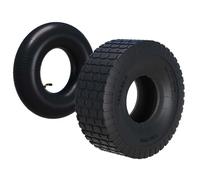 Pneu pour tracteur à pelouse 15x6.00-6 4pr avec chambre à air et valve coudée tondeuse à gazon