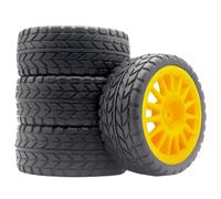 Pneu Rallye pour Tamiya pour TT01 02 PTG-2 XV01 1/10 Mise Niveau | Spécialement conçus, pneus en caoutchouc offrent une adhérence ferme sur chaussée sèche et mouillée. Pneus
