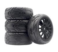 Pneu Rallye pour Tamiya pour TT01 02 PTG-2 XV01 1/10 Mise Niveau | Spécialement conçus, pneus en caoutchouc offrent une adhérence ferme sur chaussée sèche et mouillée. Pneus