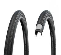 Pneu rigide Schwalbe Delta Cruiser Plus Hs431 Active RãF Noir