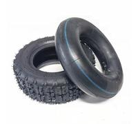 Pneu robuste 13 x 5.00-6 avec chambre à air pour VTT pour quad pour moto - Roue de 13 pouces en caoutchouc - Valve droite incurvée - Utilitaire de jardin (pneu + chambre à air (valve pliée)