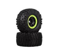Pneu Roue Caoutchouc 166mm Hex 17mm 2/4Pc pour HPI pour Savage 1/7 1/8 1/10 | Remplacement voiture RC, pneus tout Pour terrain 166mm avec hexagone 17mm camions à grande échelle ModèLe