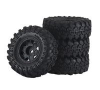 Pneu Roue pour Axial pour SCX24 pour Traxxas pour TRX4M 1/24 1/18 | RC Car Améliorations et : jantes beadlock durables et pneus caoutchouc traction Pour mini-crawler. Pneus