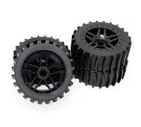 Pneu Roue pour HPI pour Kyosho pour HSP pour Carson 1/8 Rc Partie | Pneus Pour sable durables avec roues plastique et hex 17mm pour camions 1/8, offrant traction fiable RC Crawlers Pneus