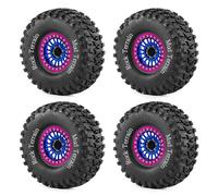 Pneu Roues Beadlock pour Axial AXP8 pour SCX10 II III D90 1/8