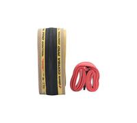 Pneu route vittoria corsa pro control 700 mm tubetype souple graphene silica compound flancs beiges chambre a air competition latex