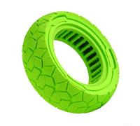 Pneu sans chambre à air de 22,9 x 7,6 à 5,5 cm pour trottinette électrique Kukirin G2 Pro, conçu pour une utilisation tout-terrain avec composé de caoutchouc résistant à l'usure (vert)