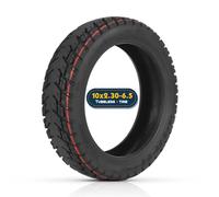 Pneu sans chambre à air Upgraded Tyre 10 x 2,30-6,5 pour trottinette NIU | Pneu de scooter électrique tout-terrain 10 x 2,30-6,5 pouces | Pneus de rechange profilés antidérapants résistants à l'usure