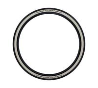 Pneu ville schwalbe detla cruiser plus 26 tubetype rigide kguard active line sbc e 25 reflechissant noir blanc