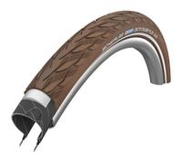 Schwalbe Pneu Delta Cruiser Plus - E-Bike P-Guard SBC TwinSkin - 28×1,40 Brun réfléchissant