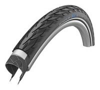 Schwalbe Delta Cruiser Plus Pneu Tringle Rigide Trekking - Active - PunctureGuard - Green Compound - E-25 - 28x1.40'' - black/reflex taille unique