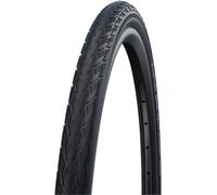 Pneu Schwalbe Delta Cruiser Plus - 700x28 Fil Noir/Réfléchissant E-25