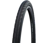 Pneu Schwalbe Delta Cruiser Plus - 700x28 Fil Noir/Réfléchissant E-25