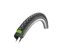 Pneu rigide Schwalbe Marathon 18x1.65 GreenGuard TwinSkin réfléchissant noir