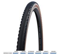 Pneu SCHWALBE X-ONE SPEED 700x33c Dual Souple Noir (schwarz, Faltreifen) 33-622