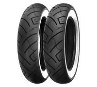 Pneu Shinko SR-777 130/80-17 65H TL WW blanc paroi avant