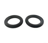 Pneu solide 12,5 x 2,50 57-203 anti-crevaison non gonflable pour scooter électrique et vélo électrique, pour roue en caoutchouc 203 mm (2 pièces)